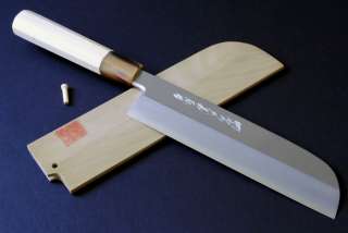 Japanese sushi chef knife YOSHIHIRO Blue Steel Hongasumi Usuba Kama 
