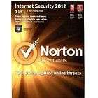 Norton Internet Security 2012 Retail 1 User License 3 Activations w 