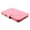 Accessories Pink Leather Case+Guard For Kindle 3 Wifi  