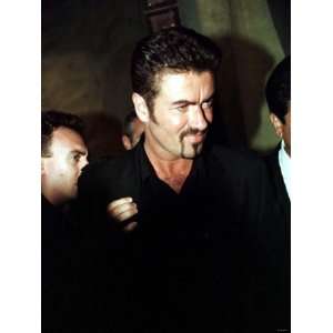  George Michael Leaves Restaurant after Arrest by Police 