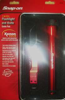 SNAP ON 2AA FLASHLIGHT AND KNIFE COMBO PACK~MODEL 92183  