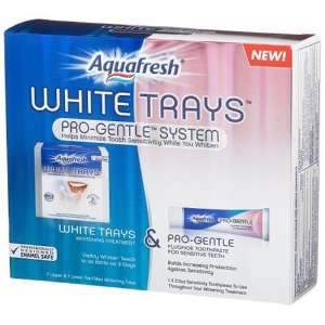  Aquafresh White Trays Pro Gentle System   Featuring White 