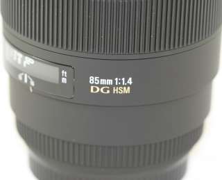 SIGMA 85mm F1.4 EX DG HSM LENS KIT Canon 60D 7D T2I 1D  