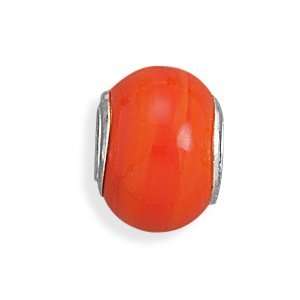  Reddish Orange Glass Bead Jewelry