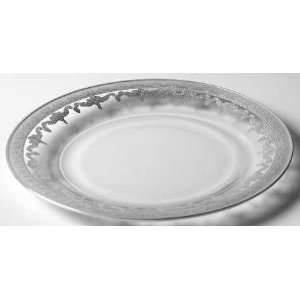 Arte Italica Vetro Silver Dessert Plate, Crystal Tableware