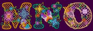 BUTTERFLY LACE 76 MACHINE FONT EMBROIDERY DESIGNS (AzEB  