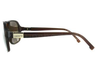 NEW Lacoste L502 S 207 Brown L502S Aviator Sunglasses  