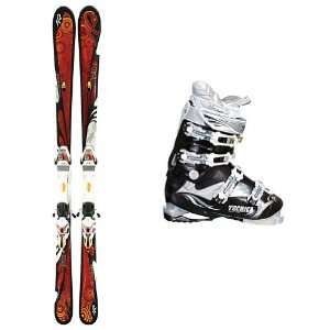  K2 T9 Burnin Luv Womens Ski Package