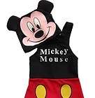 Hot Sale Disney Mickey Mouse Cute Cartoon Swimwear +Bathing Cap For 