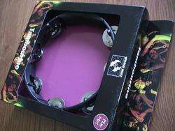 LATIN PERCUSSION LP WB990 8 BLACK TAMBOURINE   NEW  