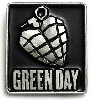 GREEN DAY Belt Buckle Punk Rock Heart Grenade Licensed