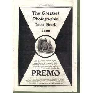  Premo Camera Ad circa 1900 