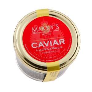 Markys Hackleback Caviar, American Sturgeon   4 oz  