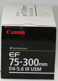 Canon 75 300mm USM III + 2X 150 600 LENS KIT 550D T2I  