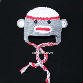 Mts Newborn Beanie baby Elf Hat Crochet Handmade Photography Prop 