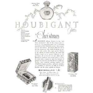  Houbigant Perfumes 1923 Original Vintage Christmas 