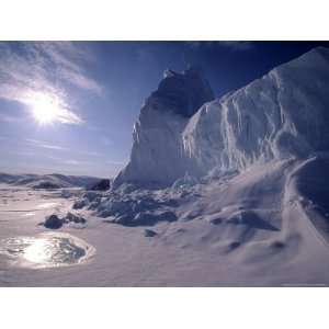 Iceberg and Meltwater Pool, Baffin Island, Nunavut, CA Photographic 