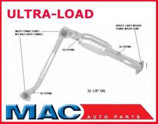ultrafit exhaust cc1124xl catalytic converter w gasket buy from mac