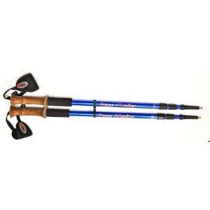 Pair of Pace Maker Trekking Hiking Walking Poles Sticks with Bag and 