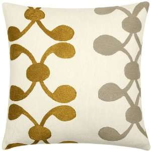  Judy Ross Textiles   Celine 18x18 Chain Stitch Pillow 