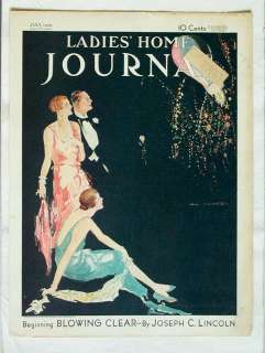 July 1930 LADIES HOME JOURNAL Cover   Fireworks  