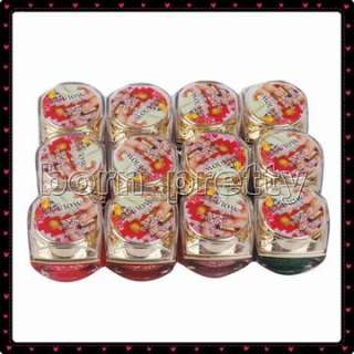 Total of 12 piecesof different colors glitter UV Color gel for 