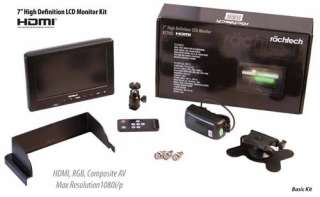 Rachtech 7 1080p HDMI HD DSLR Camera LCD Video Monitor 728028041019 