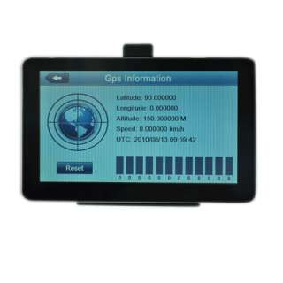 inch Car GPS Navigator Av in FM MAP 4GB Bluetooth 70T  