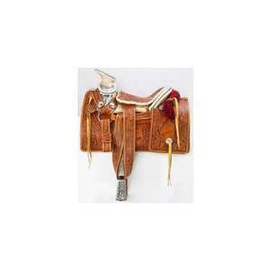  Handmade Leather Western Charro Saddle Model CZCHARRO BRW 