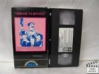 Animal Crackers VHS The 4 Marx Brothers  