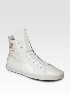 Yves Saint Laurent   Rolling High Top Patent Sneakers    