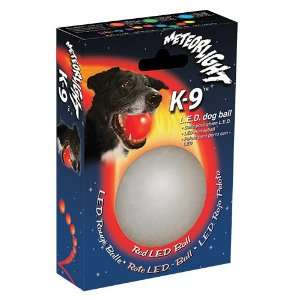 Nite Ize MTLP 08 10 Meteorlight K9 LED Ball, Red