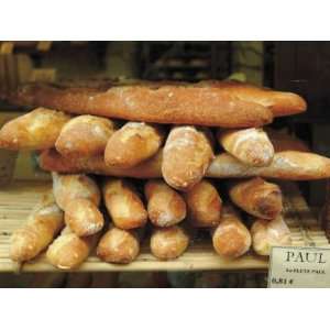 Baguettes in the Window of the Paul Bread Shop, Lille, Flanders, Nord 