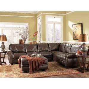  Palmer Walnut Large Sectional 