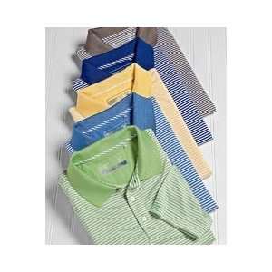  Cutter & Buck Short Sleeve Striped Jersey Polo