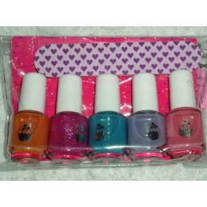 Simple Pleasures 5 Nail Polishes & Emery Board   Cupcake