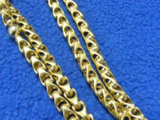 SAURO 18KT YELLOW GOLD MENS CHAIN ~NECKLACE~