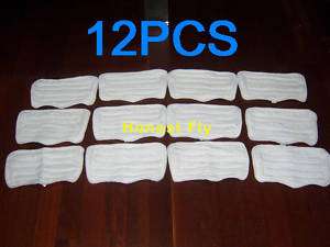 12 NEW Microfiber Pads Washable for Shark Steam Mop High Quality 