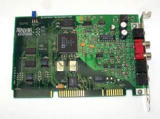 vintage 16 bit isa microsoft windows sound system card for use in pc s 