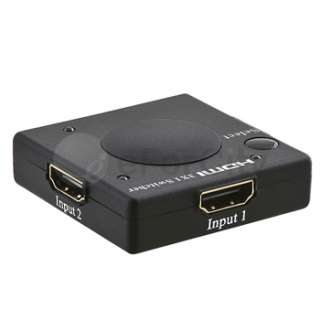 Mini 3X1 HDMI Switcher Box Switch Adapter Square V1.3 1080P For HDTV 