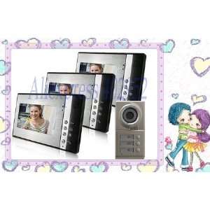  three families video door phone intercom systems 