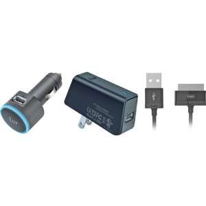  Compact USB AC and Car Power Adapters with iPad/iPod/iPhone 