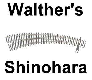 HO SCALE MODEL RAILROAD TRAINS TRACK WALTHERS SHINOHARA #6.5 LEFT 
