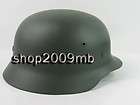  German M40 Steel Helmet Motorcycle Field Green Decals Gift Replica