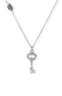 Juicy Couture Wish   Silver Key Necklace  
