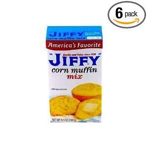 Jiffy Corn Muffin Mix 8.5oz (Pack of 6)  Grocery & Gourmet 