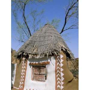  Decorated House in a Village Near Jodhpur, Rajasthan State 