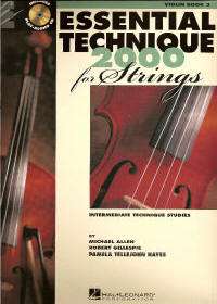 Essential Technique Orchestra Lesson BASS 3 NEW Book/CD  