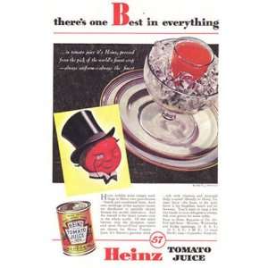  Print Ad 1936 Heinz Tomato Juice Heinz Books
