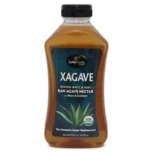 Xagave Organic Raw White and Blue Agave Nectar 23.5 Ounce  